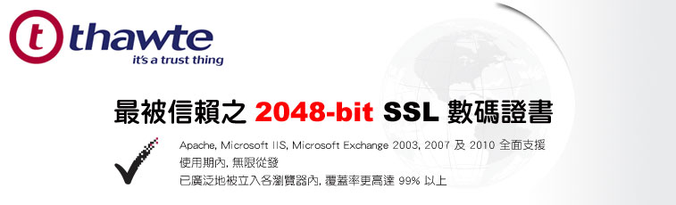 Thawte SSL Certificate