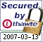 Thawte 認證印章 (Thawte Trust Seal )
